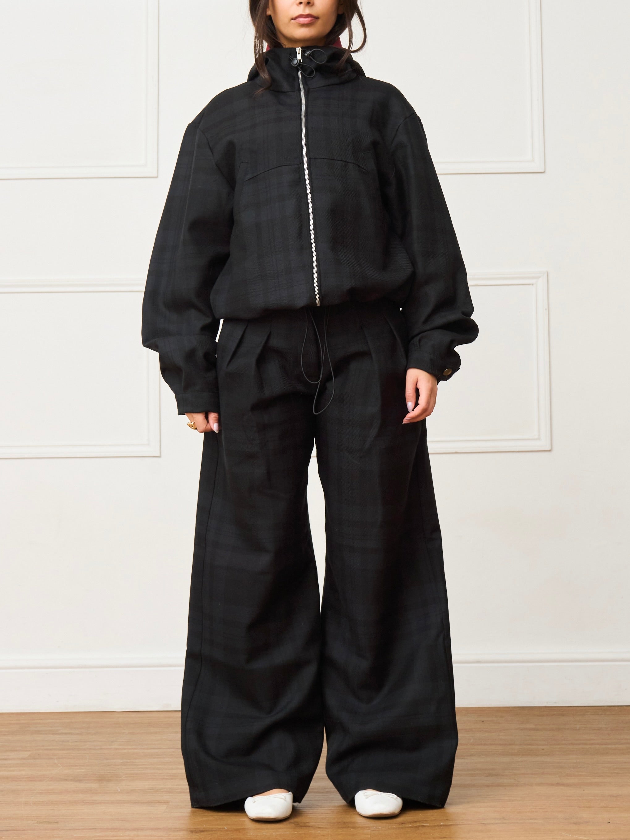 jamie jacket - black wool