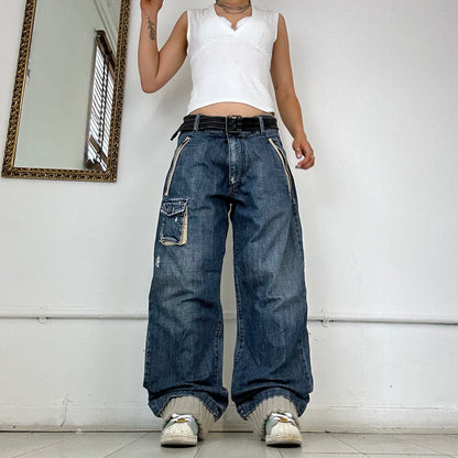 00’s baggy cargo jeans