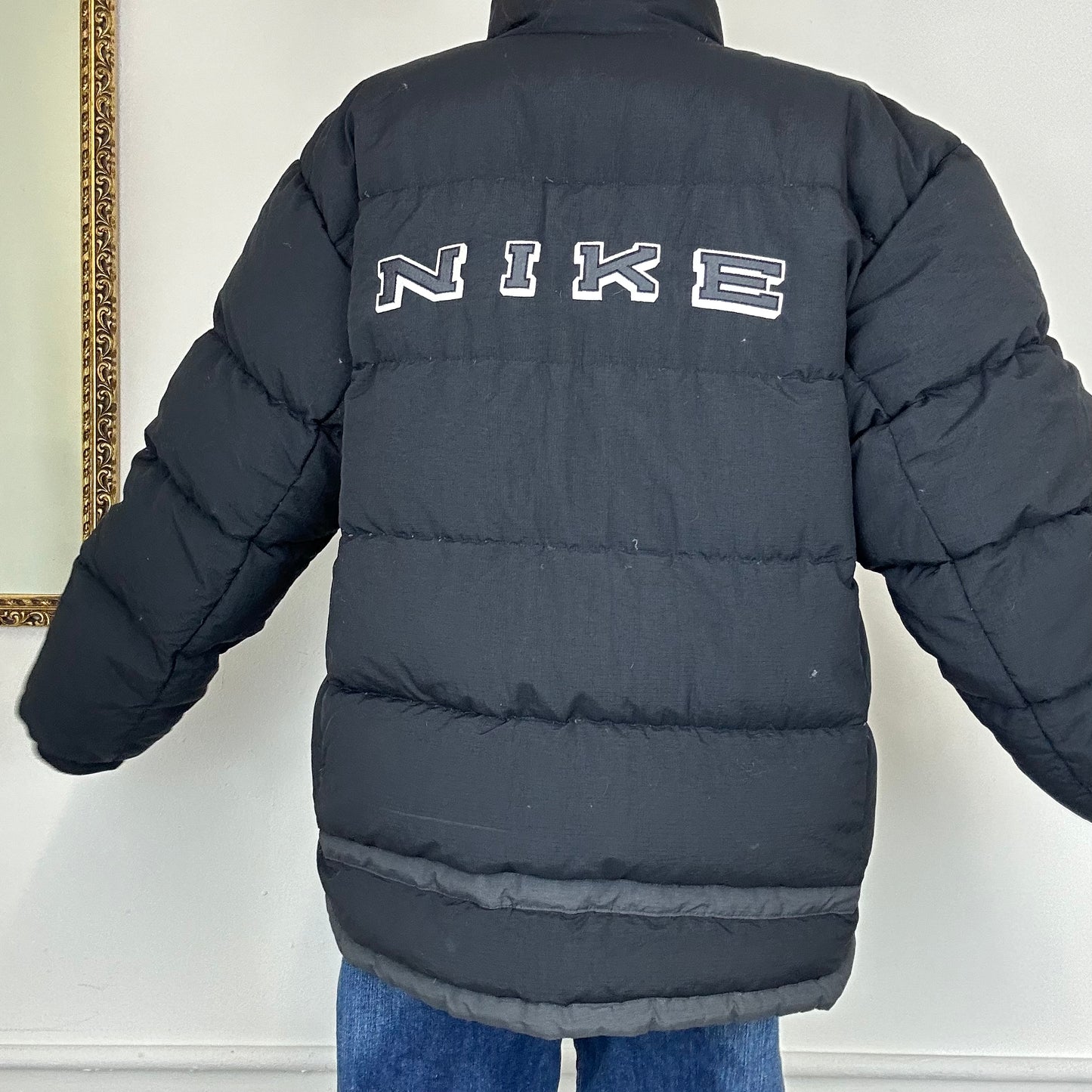 vintage nike puffer coat