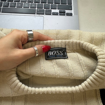 vintage hugo boss knitted jumper