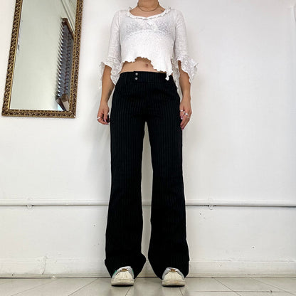 vintage pinstripe trousers