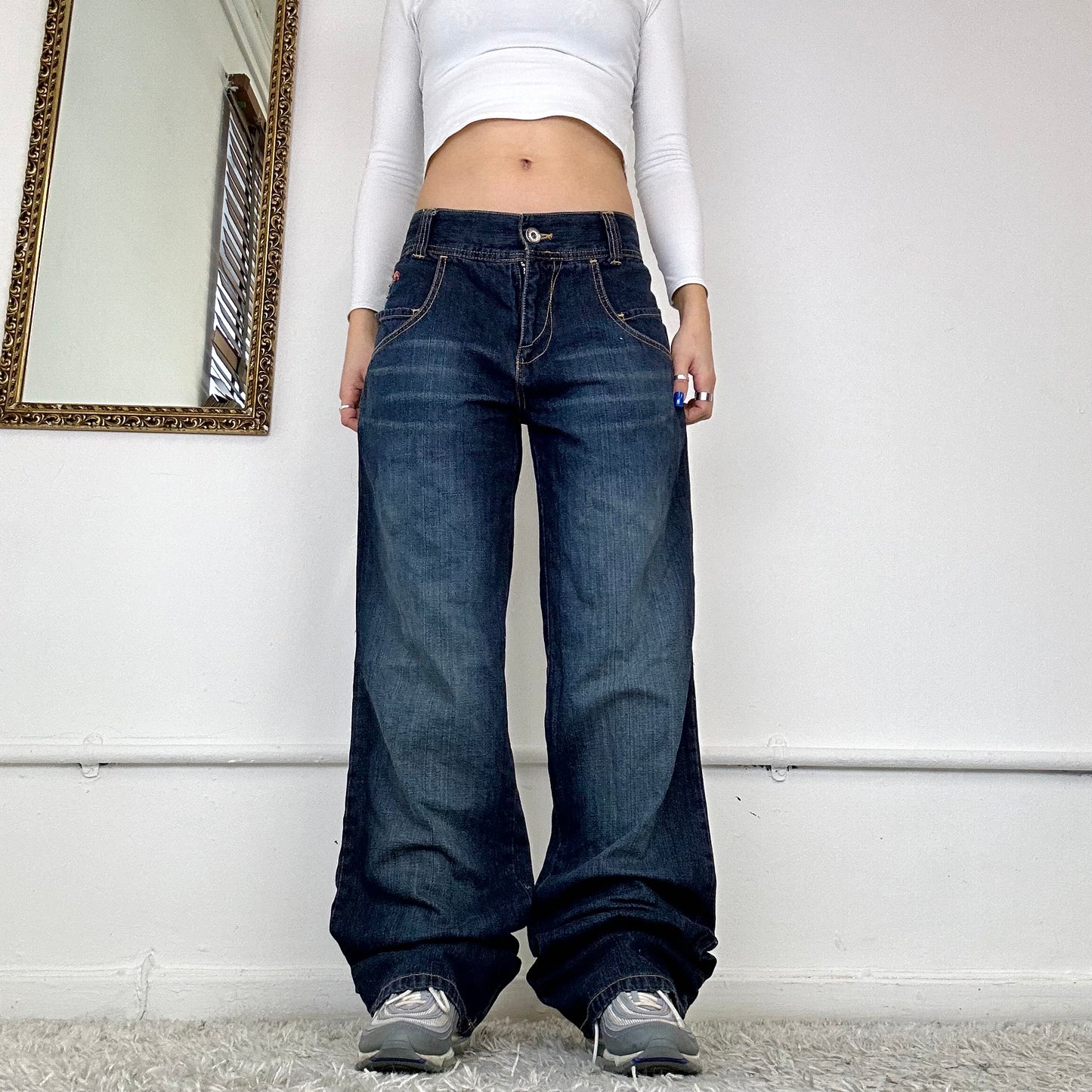 wide leg lonsdale jeans