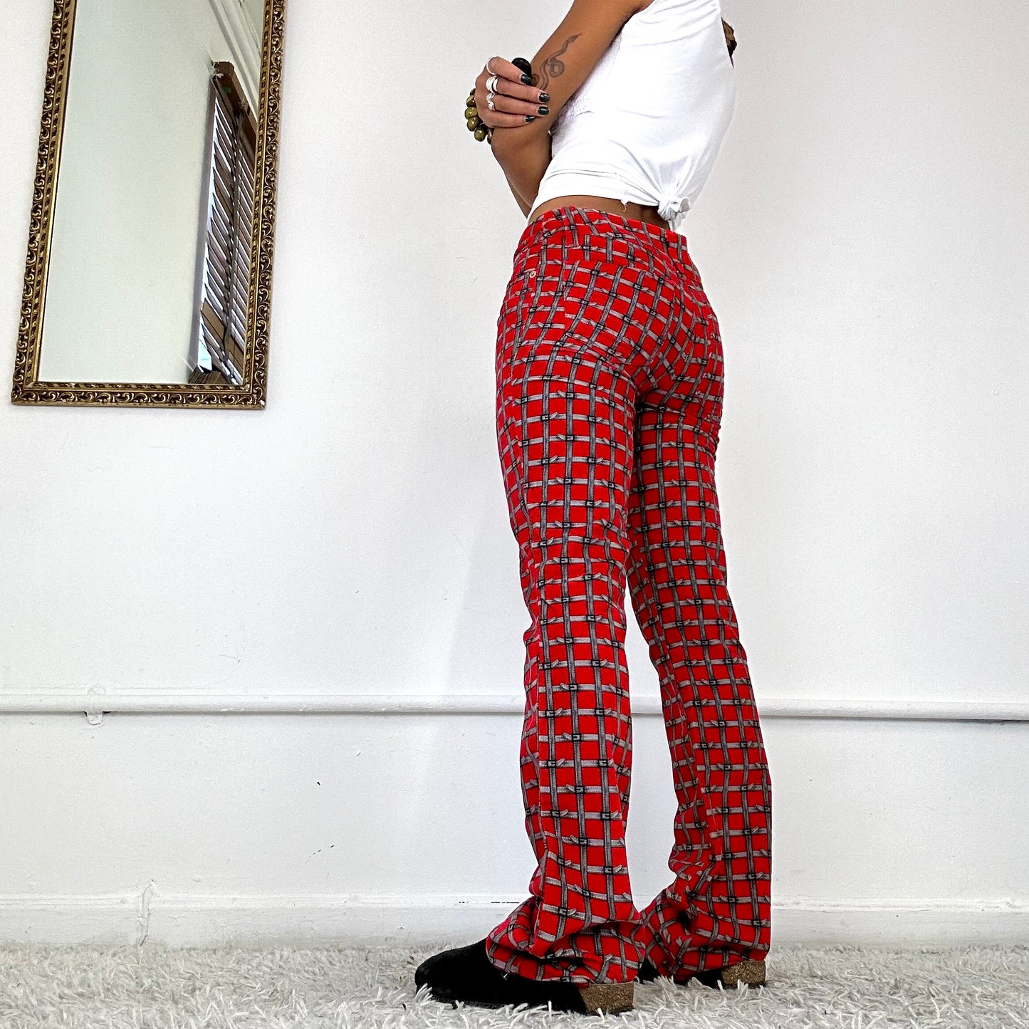 dolce & gabbana flared trousers