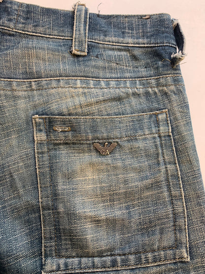 vintage armani relaxed baggy jeans