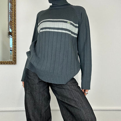 lacoste knitted turtle neck