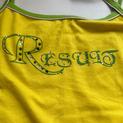 2000's yellow cami top