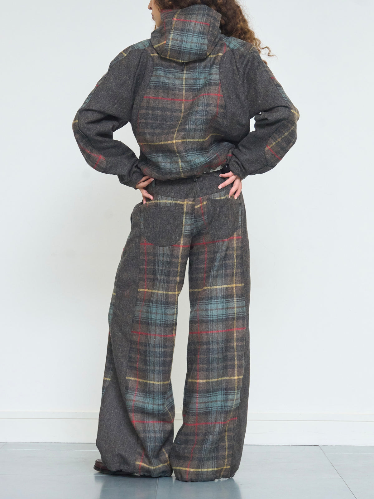 parker utility trouser - tobacco wool
