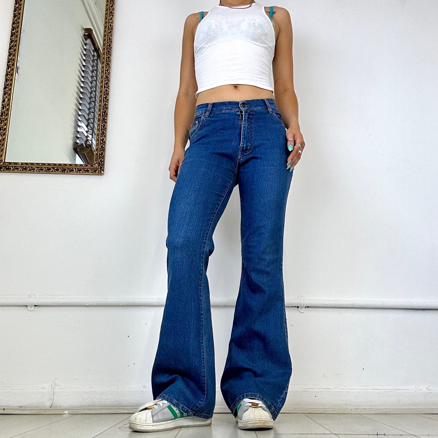 2000's diesel flared jeans