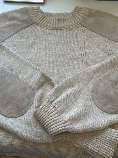 vintage cream burberry knit jumper