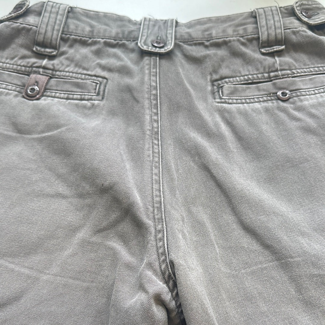 00s grey cargo trousers