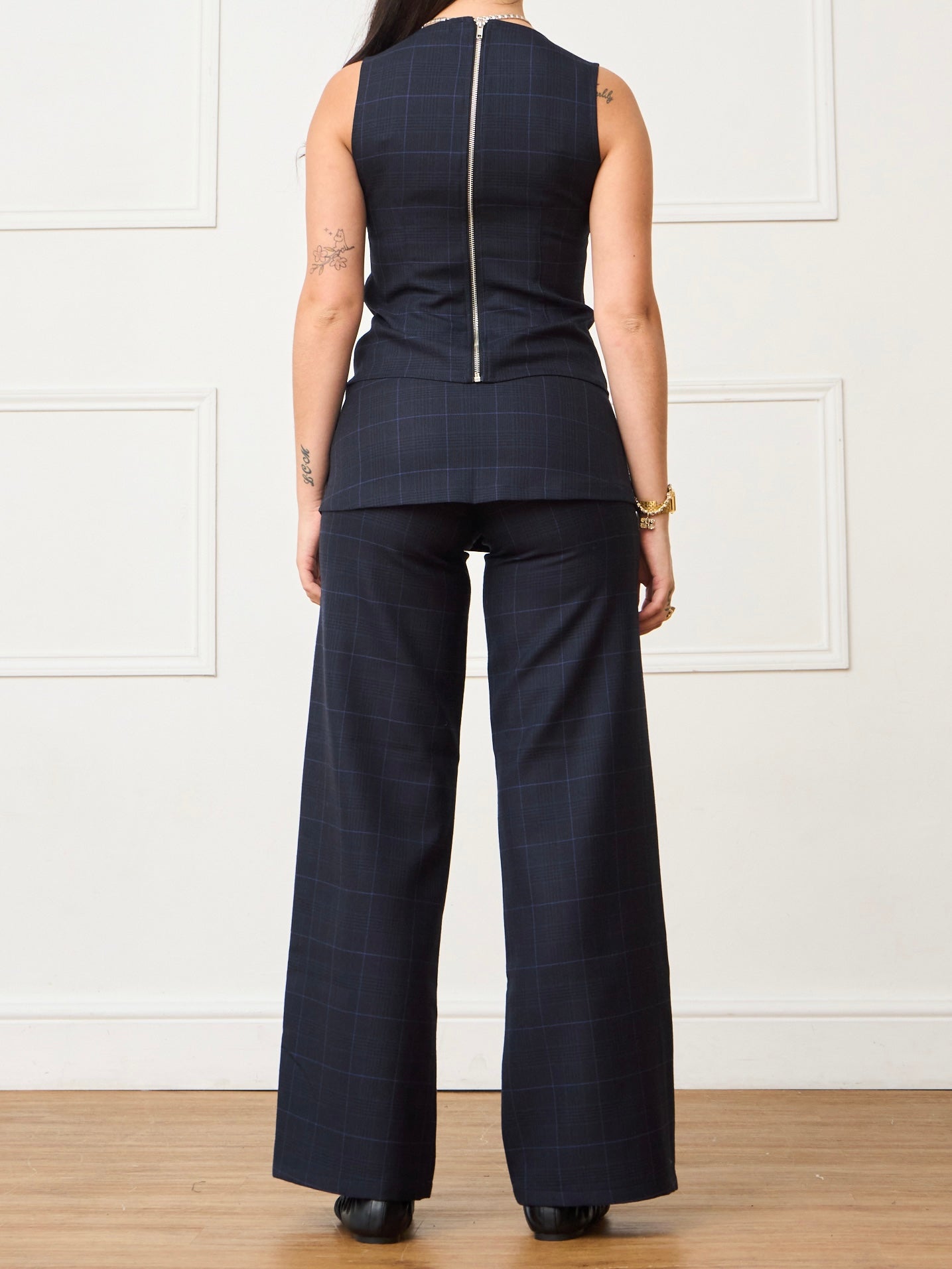 shay trouser - navy wool