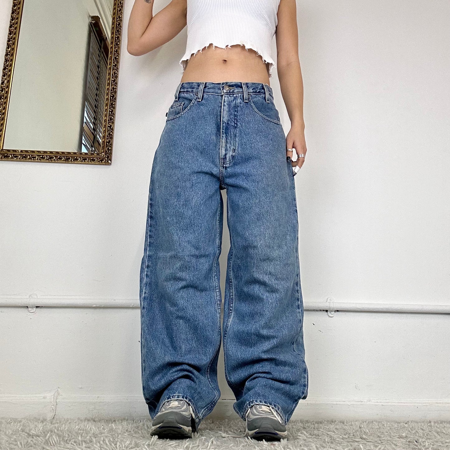 90's baggy jeans by bugle boy