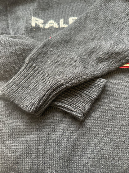 black vintage ralph lauren jumper