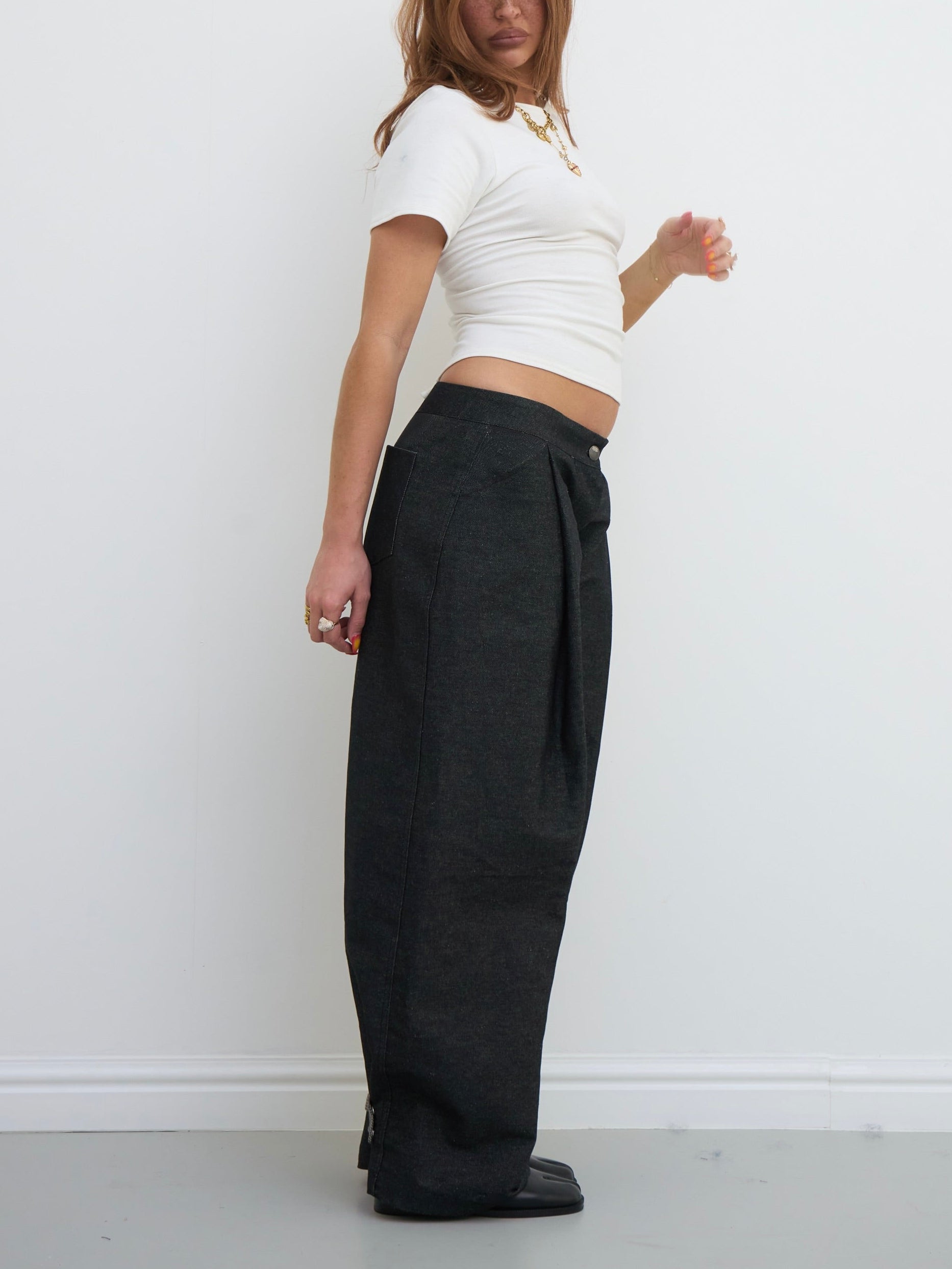 marlowe jean - dark grey denim