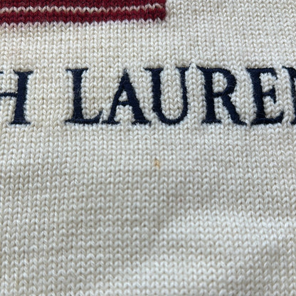 vintage cream ralph lauren knit jumper