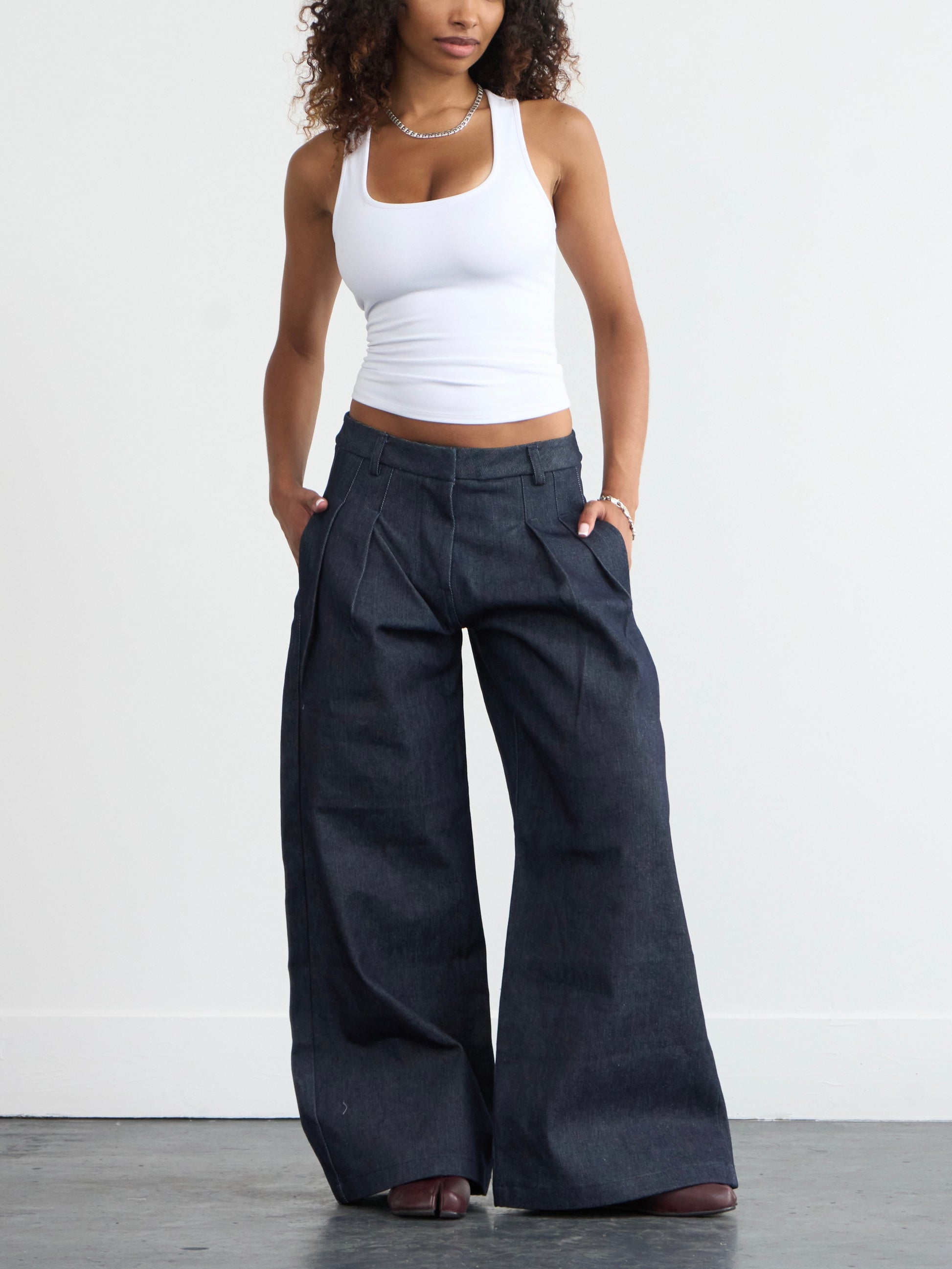 jean Parker - denim bleu marine