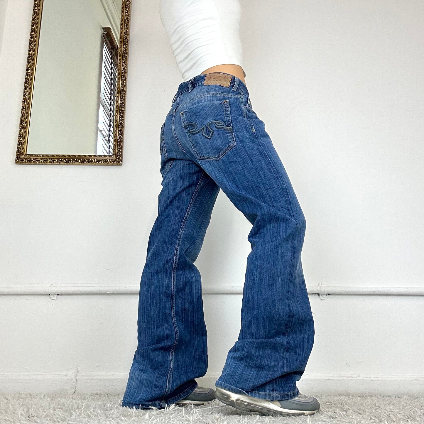 wide leg diesel jeans