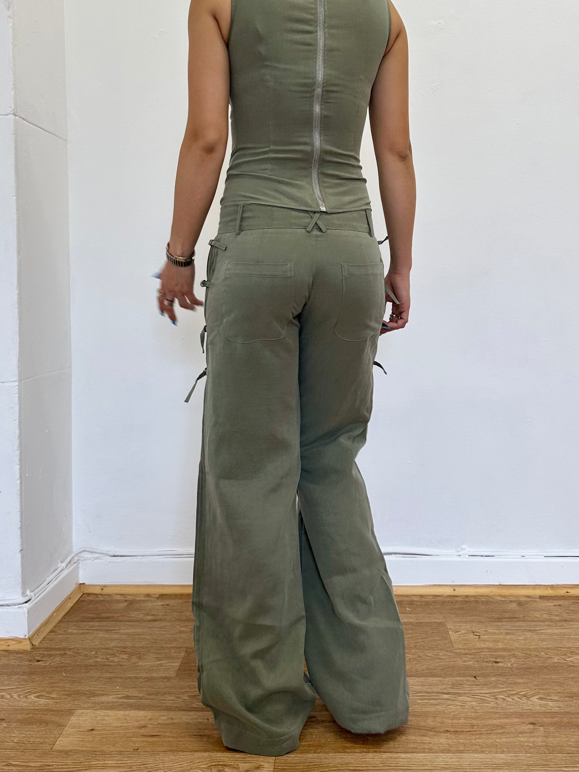 peter trouser - sage