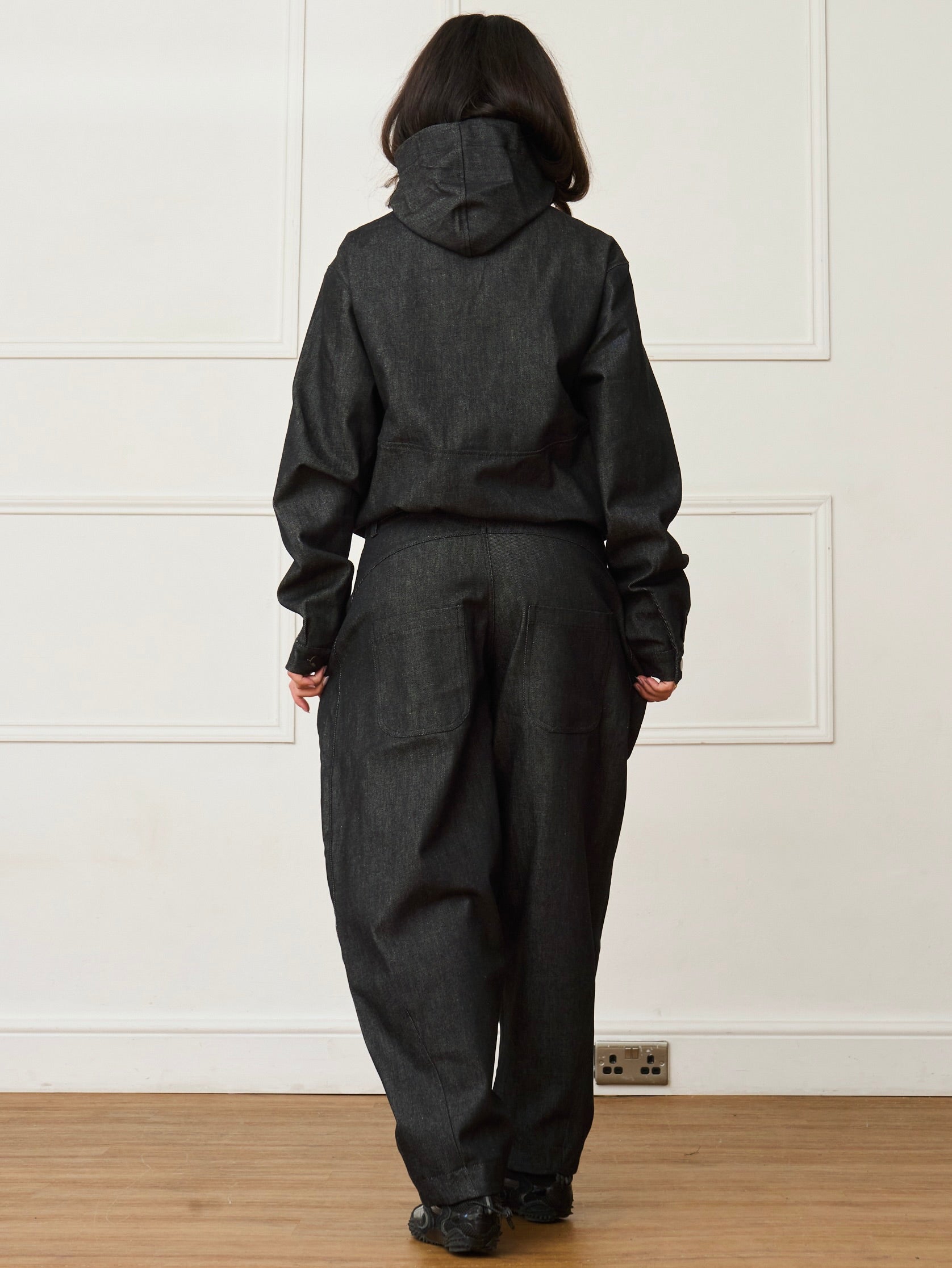 jamie jacket - dark grey denim