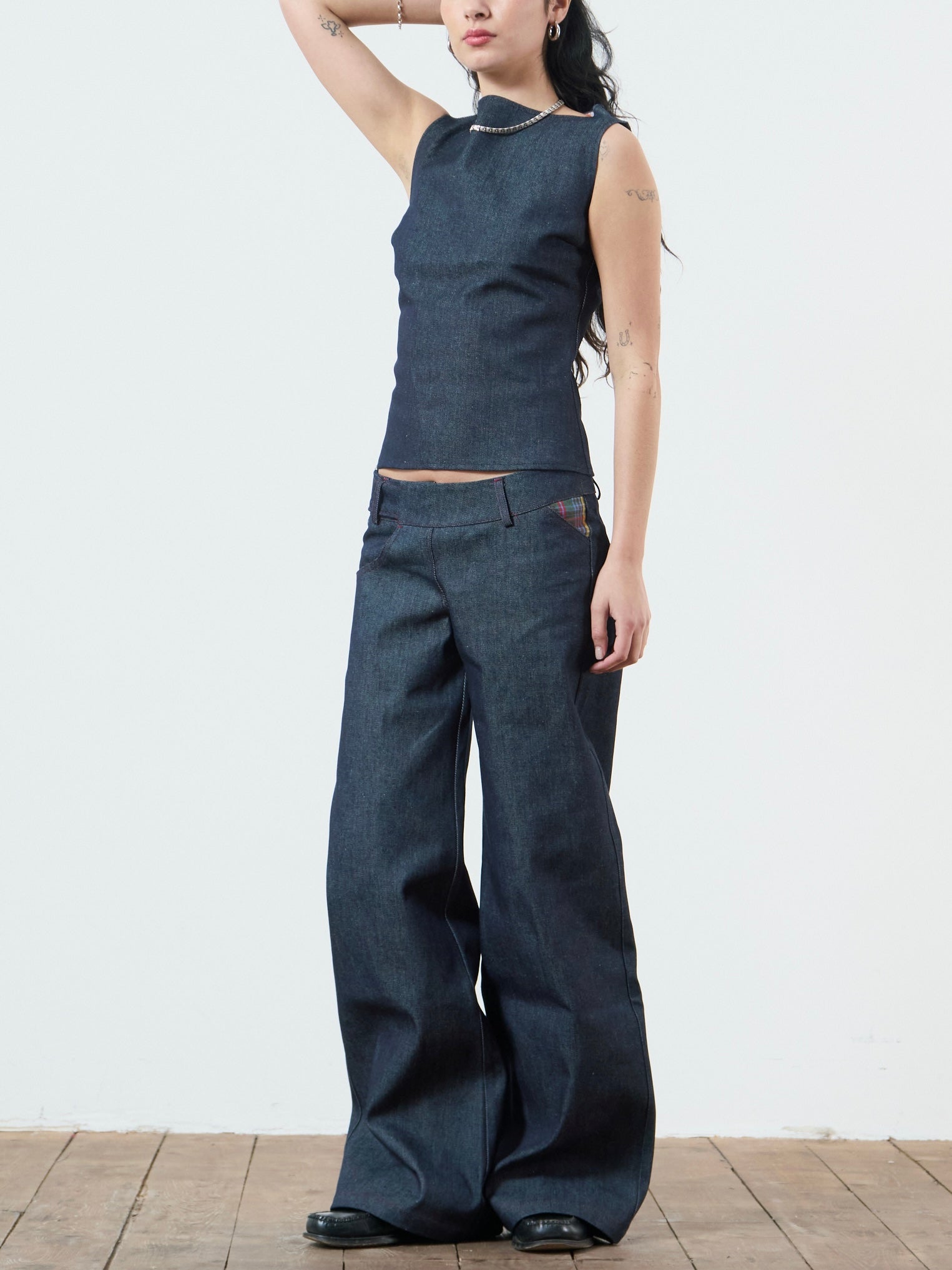 roman jean - navy denim