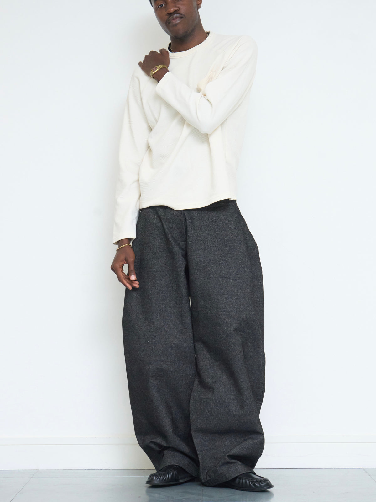 lumi jean - dark grey denim
