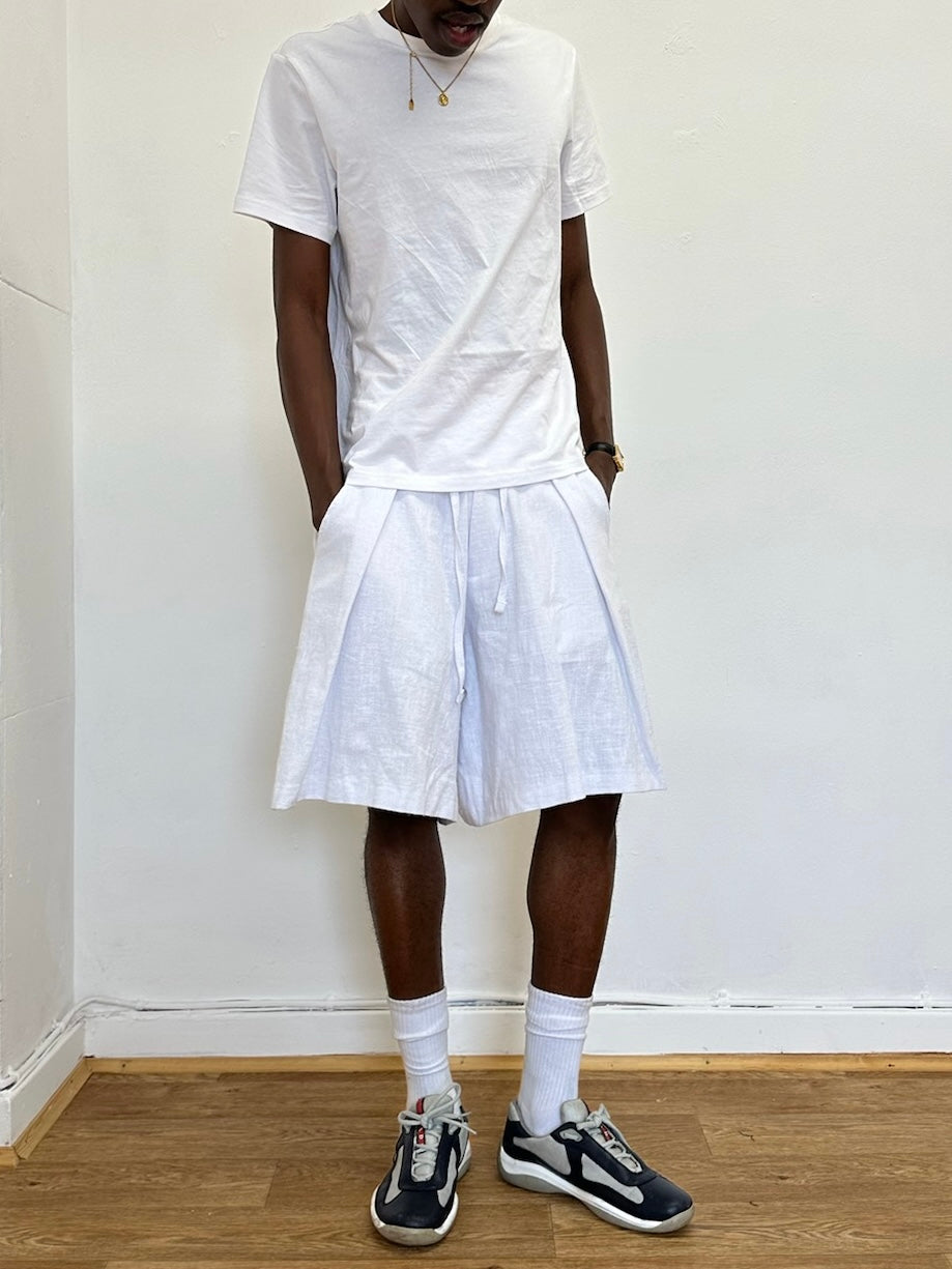 Lake Short - weißes Leinen