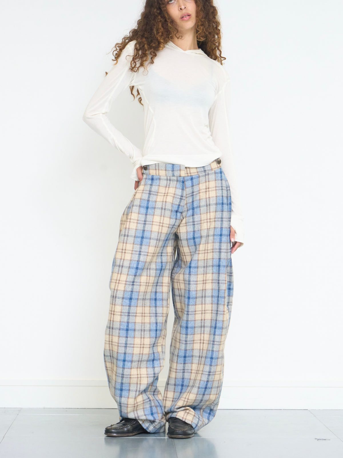 lumi trouser - seashell wool