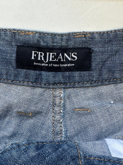 vintage blue denim jorts