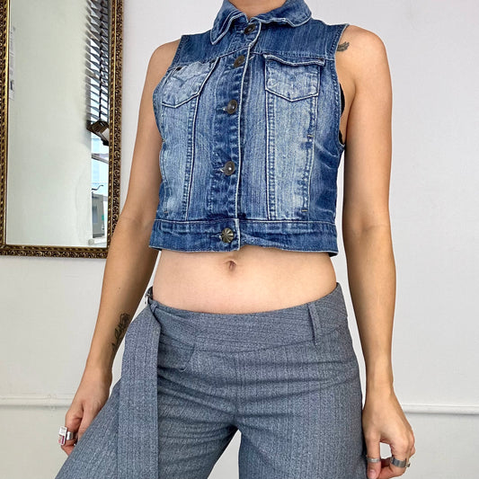 2000 denim waistcoat