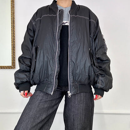 2000’s bomber jacket with contrast stitch