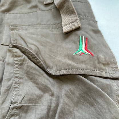 00's khaki cargo trousers