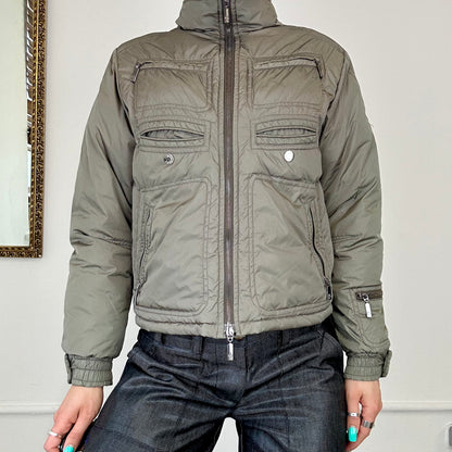 vintage moncler cargo puffer coat