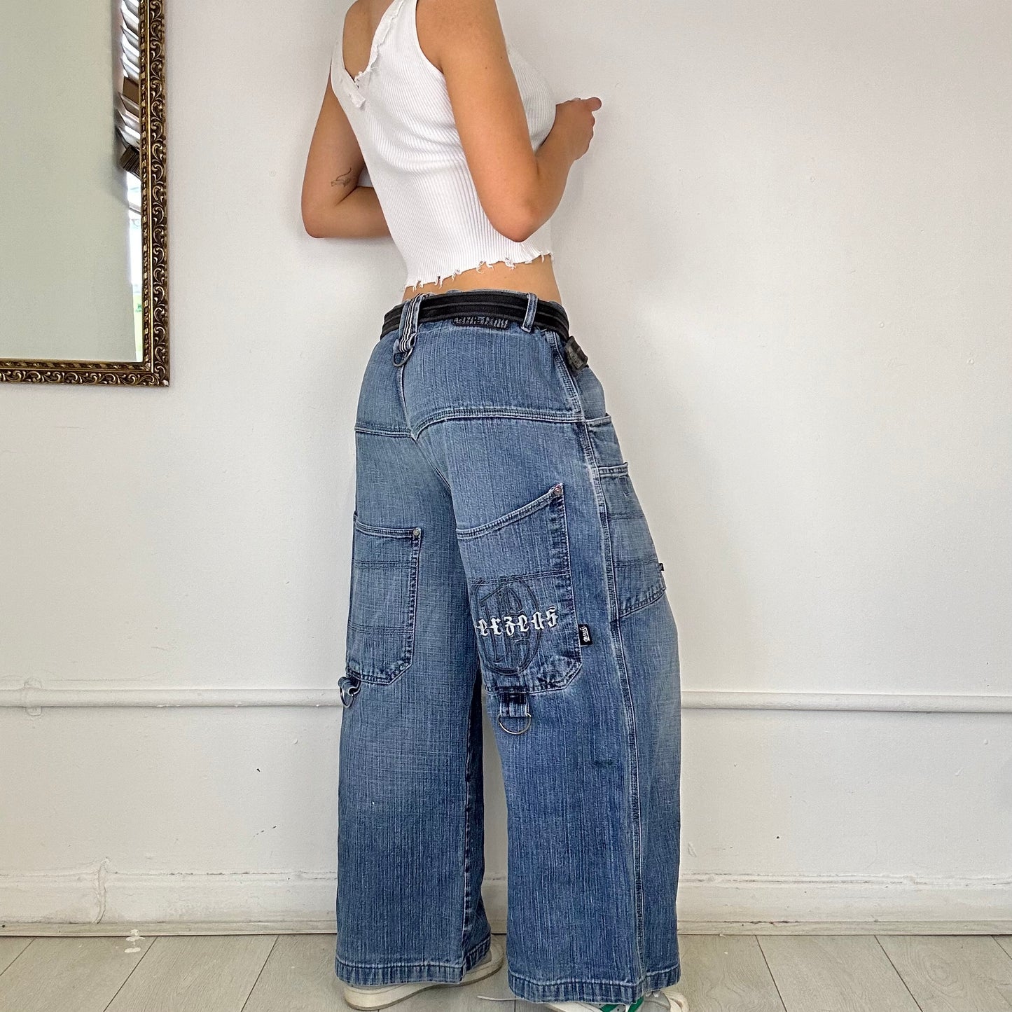 00's baggy cargo jeans