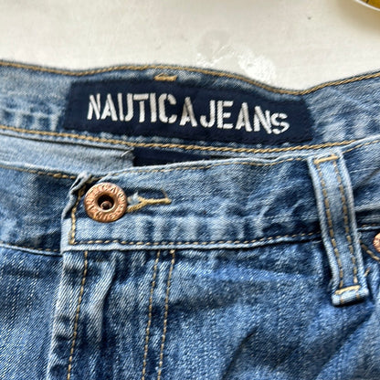 blue denim shorts by nautica jeans