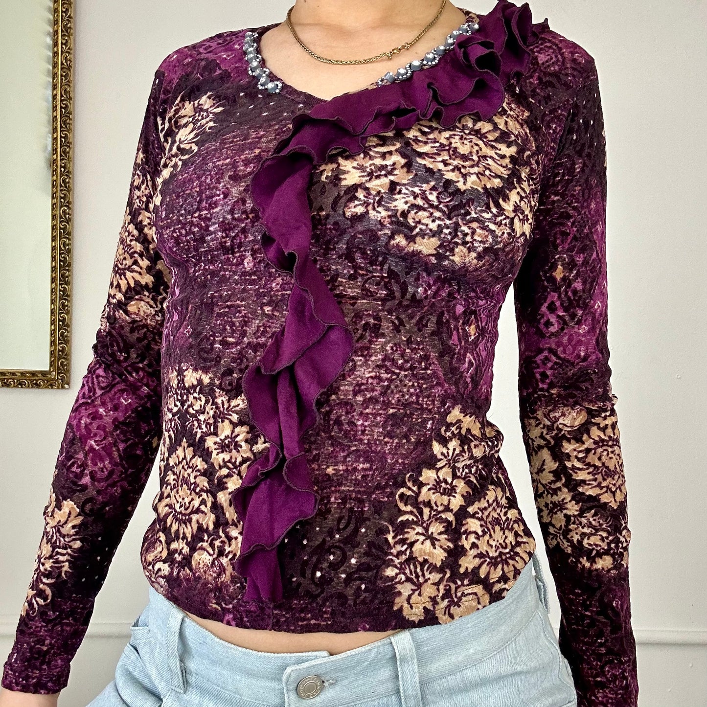 la garconne de paris patterned top