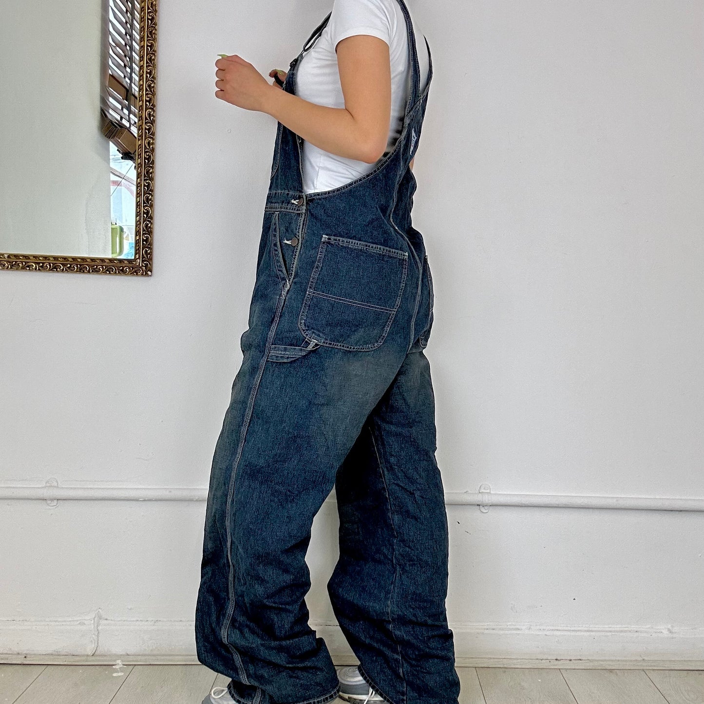 vintage denim dungarees