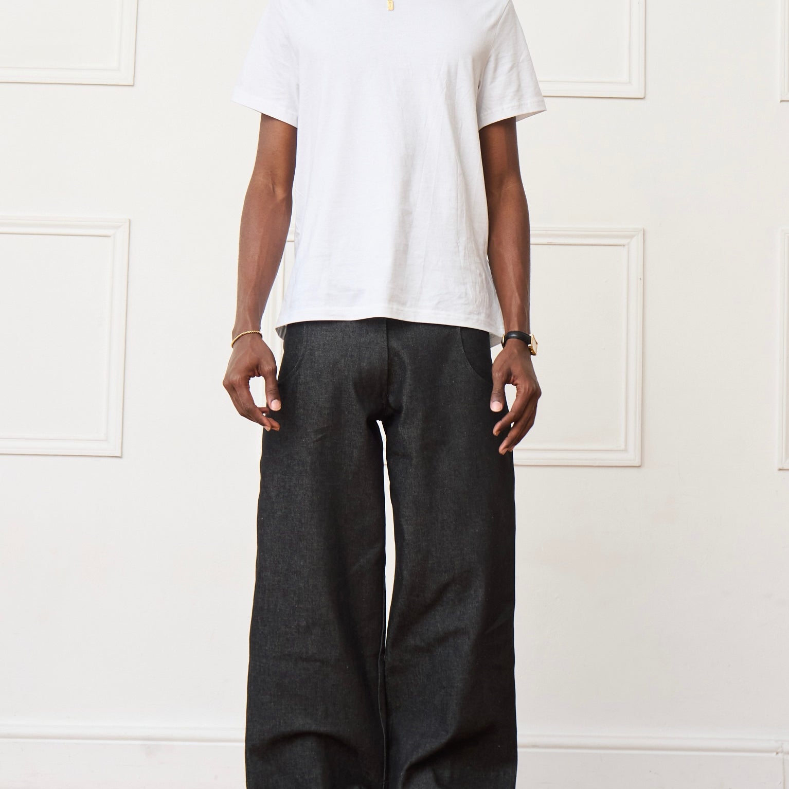 circle jean - dark grey denim