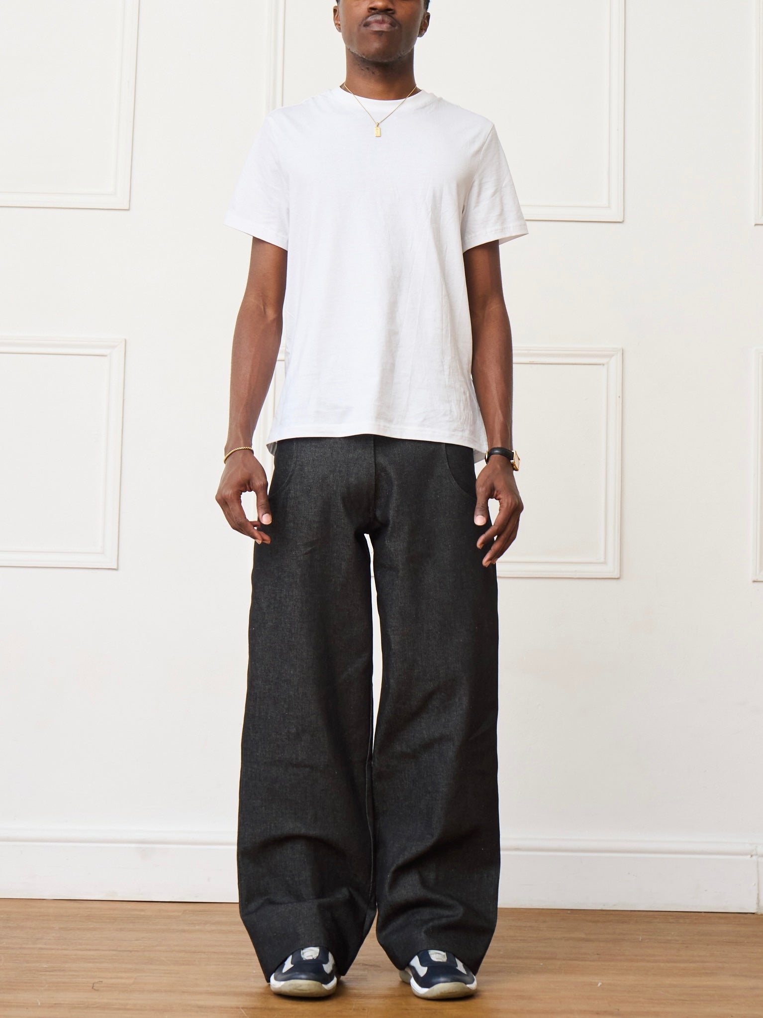 circle jean - dark grey denim