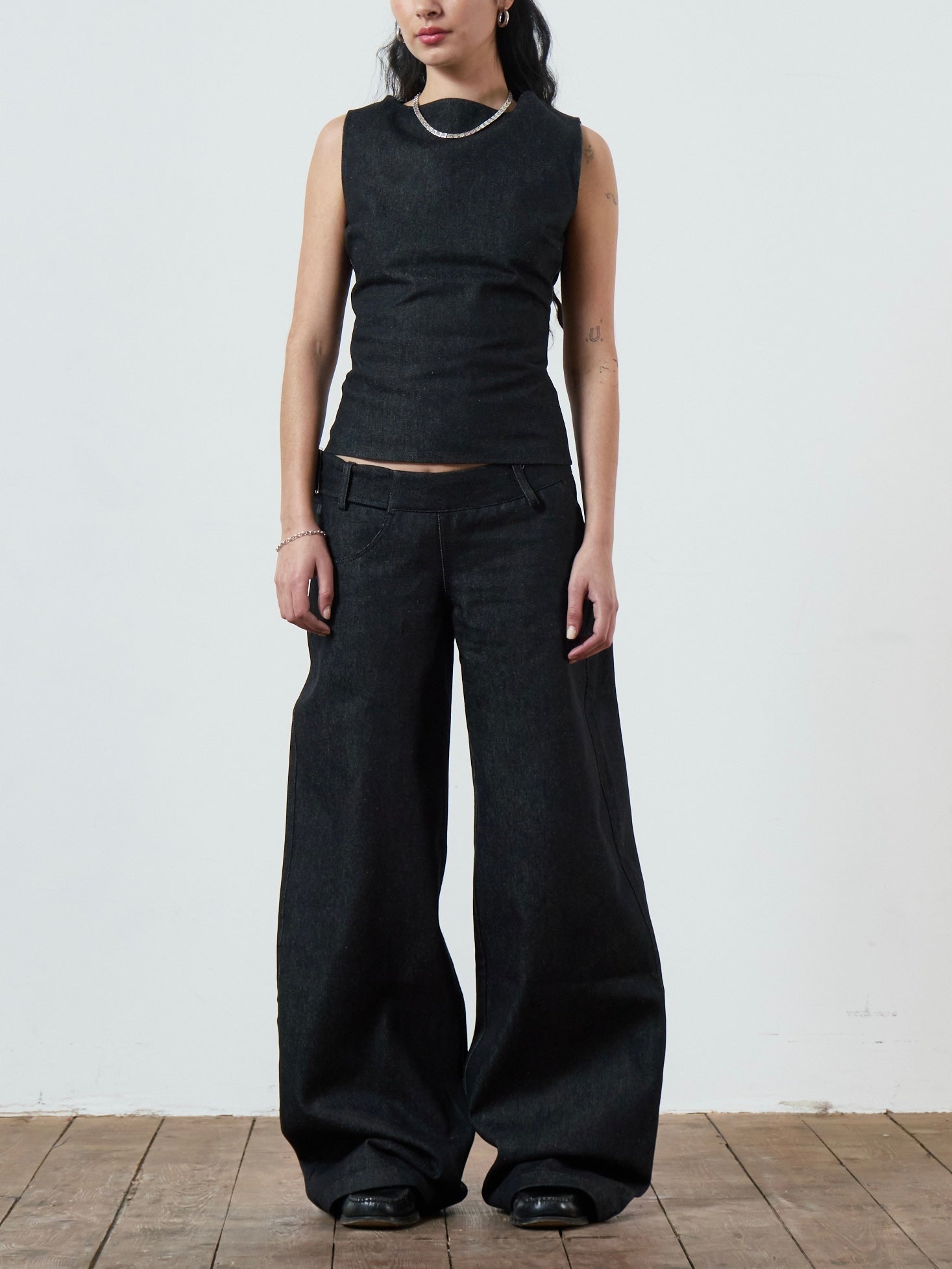 roman jean - dark grey denim