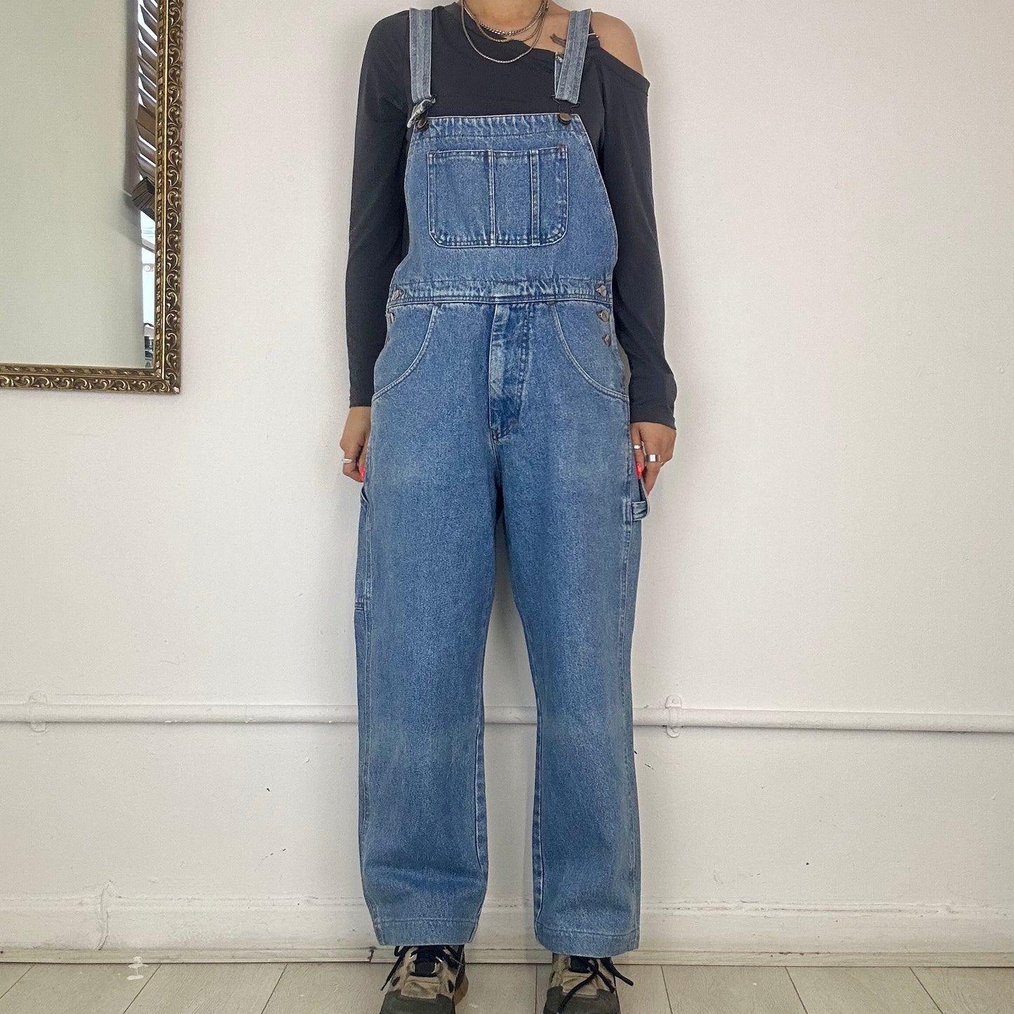 vintage denim dungarees