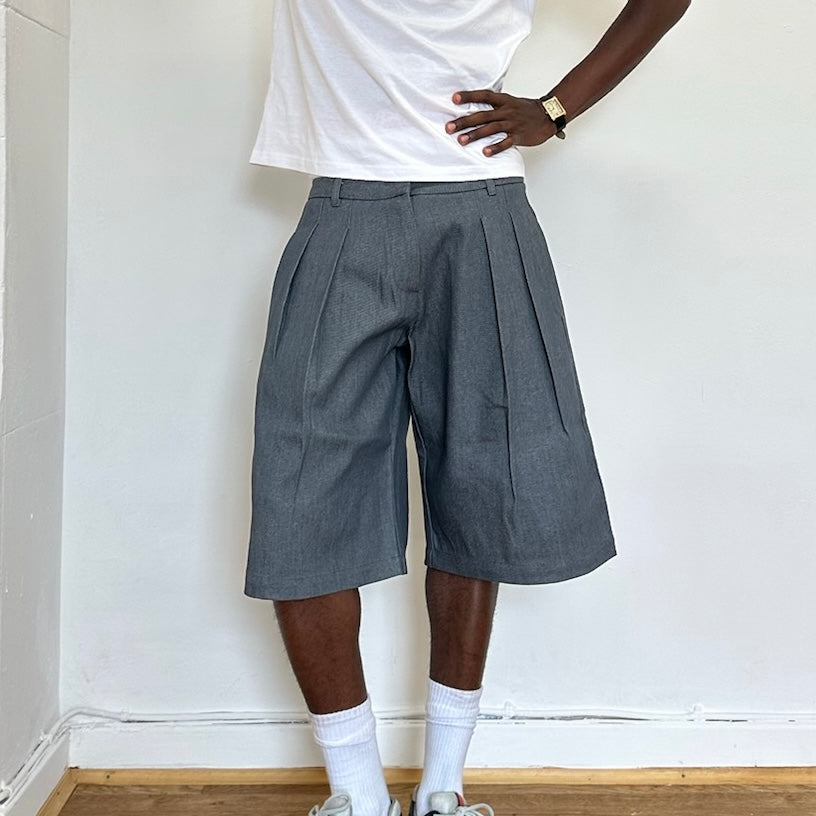 Parker Short – Cadet Grey Denim