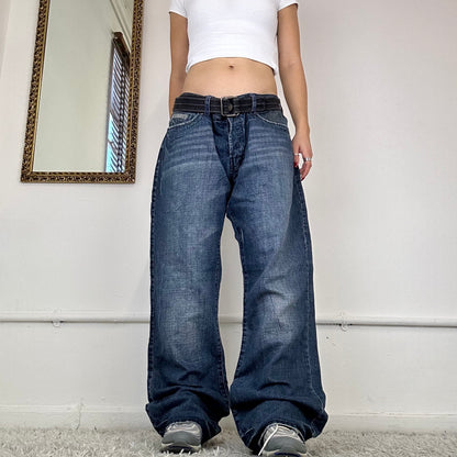 2000's baggy guess jeans