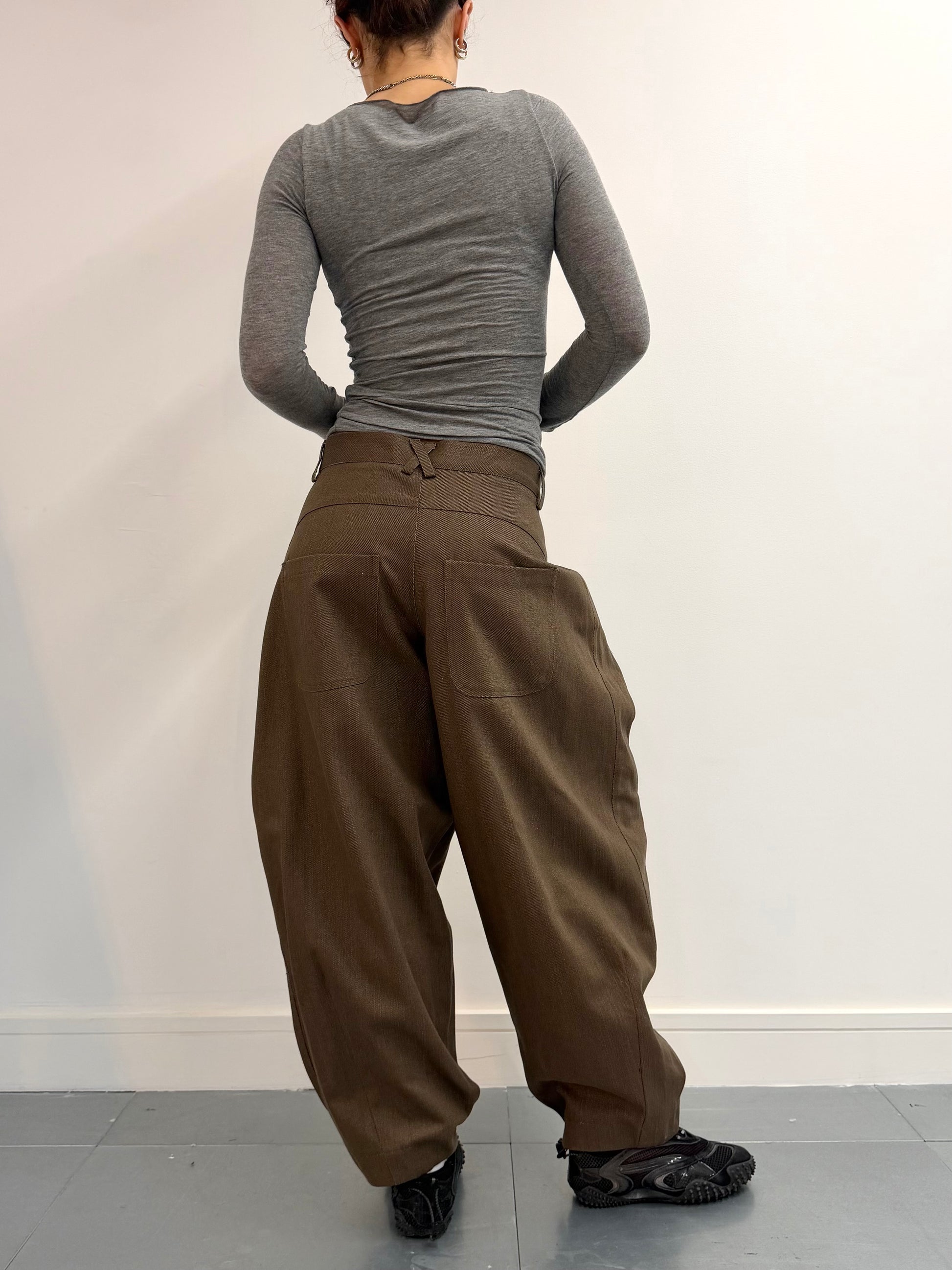 SAMPLE barrel jean - khaki denim