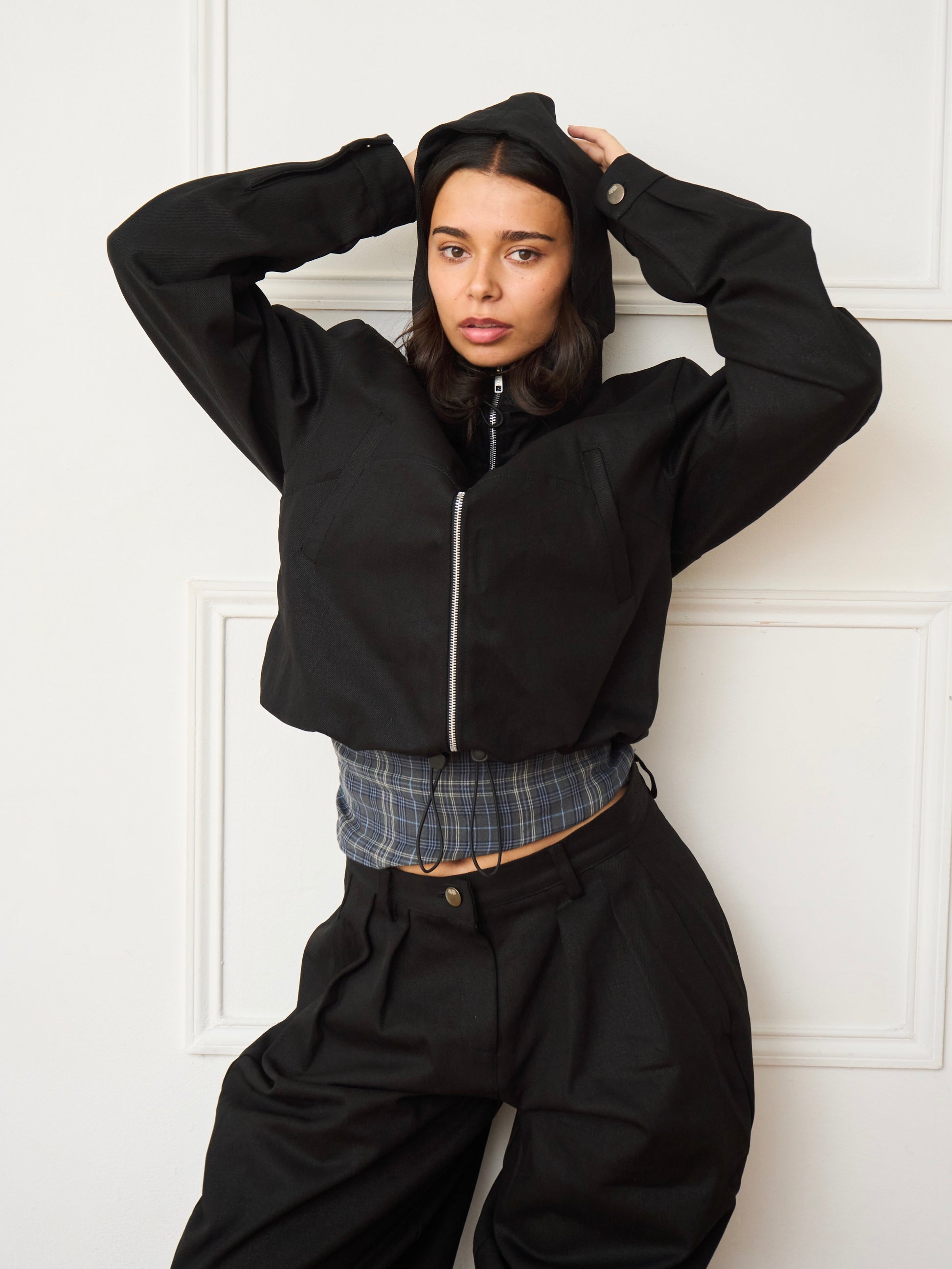 jamie jacket - black denim