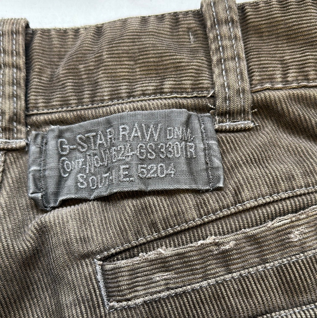 G-Star Raw brown corduroy trousers