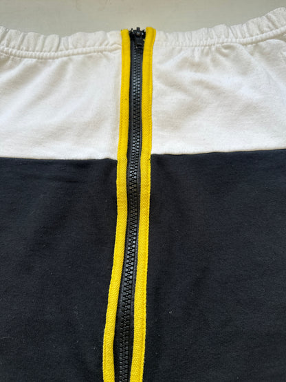 sporty zip up 2000's skirt