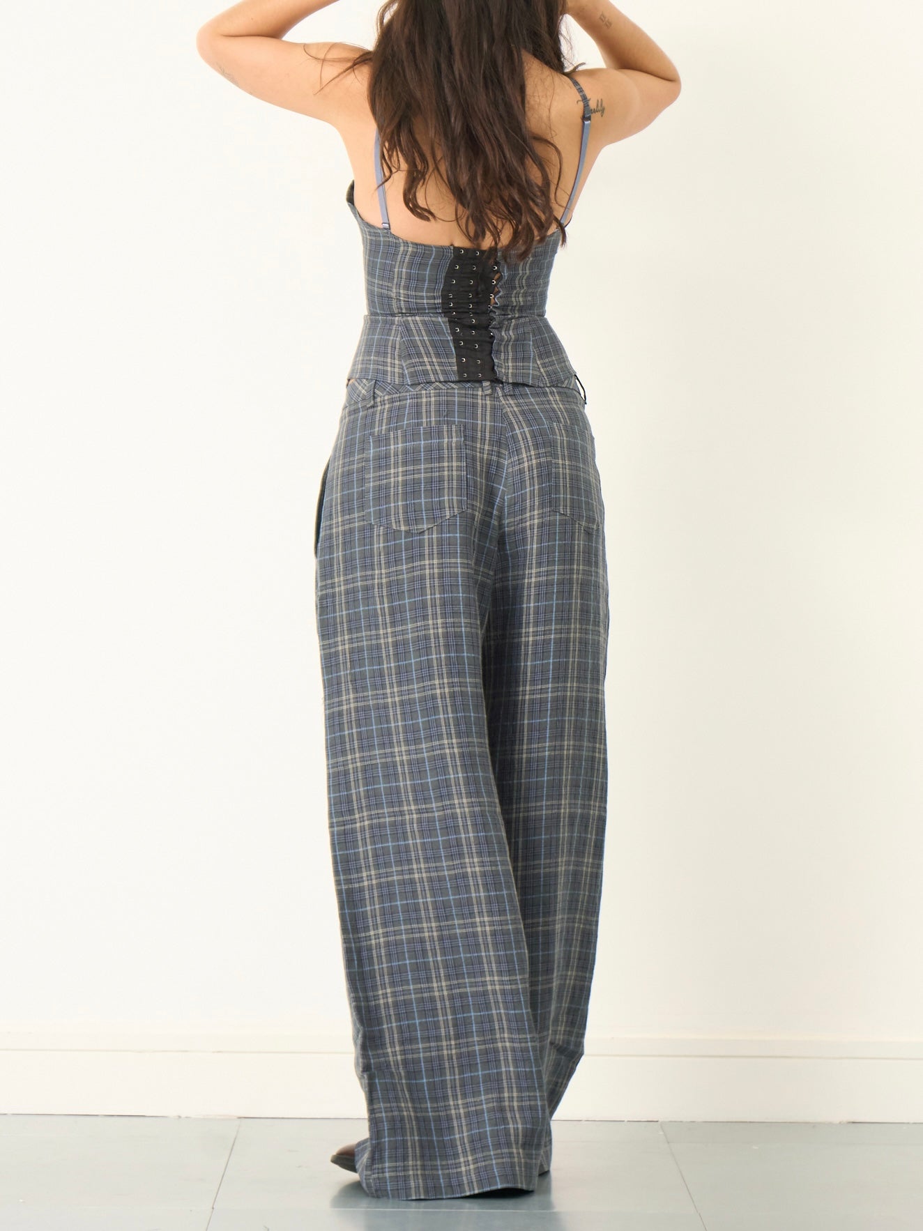 Parker-Hose – Schieferleinen