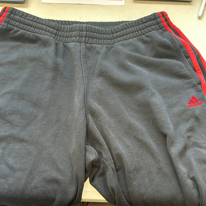 rare adidas three stripe joggers