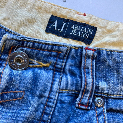 wide leg baggy armani jeans