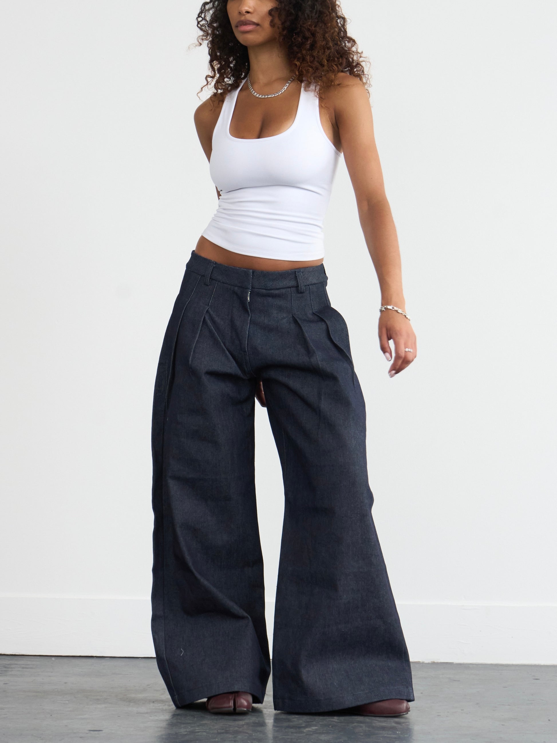jean Parker - denim bleu marine